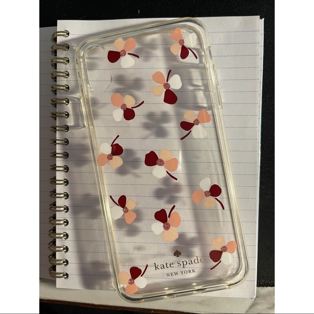 Kate Spade Clear Flower case- IPhone XS Max